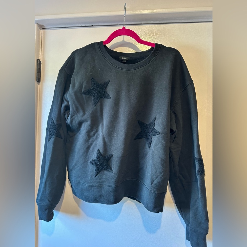 Rails Black Star Sweatshirt